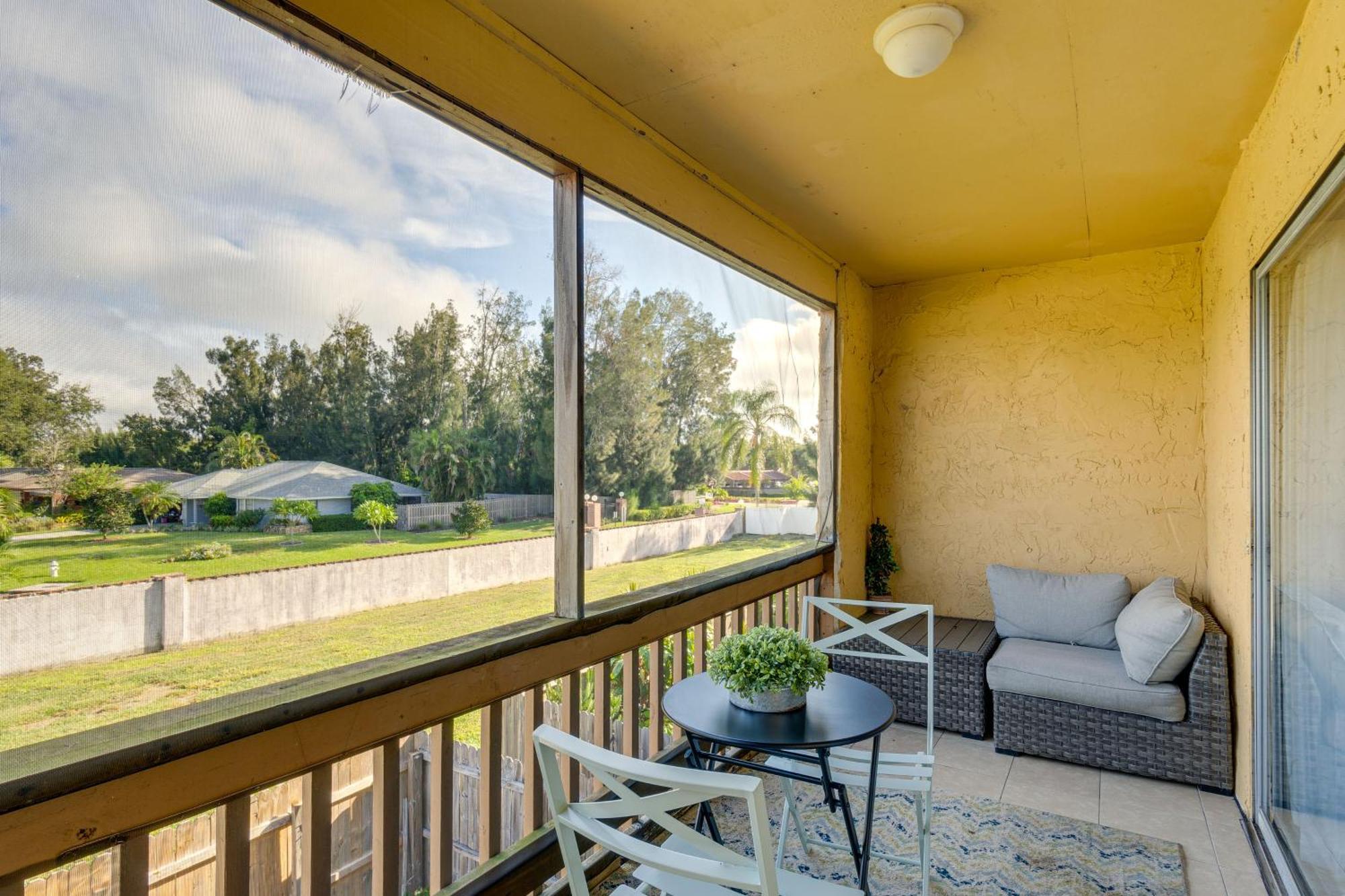 Updated Sienna Park Condo - 4 Miles To Siesta Key! Sarasota Exterior foto